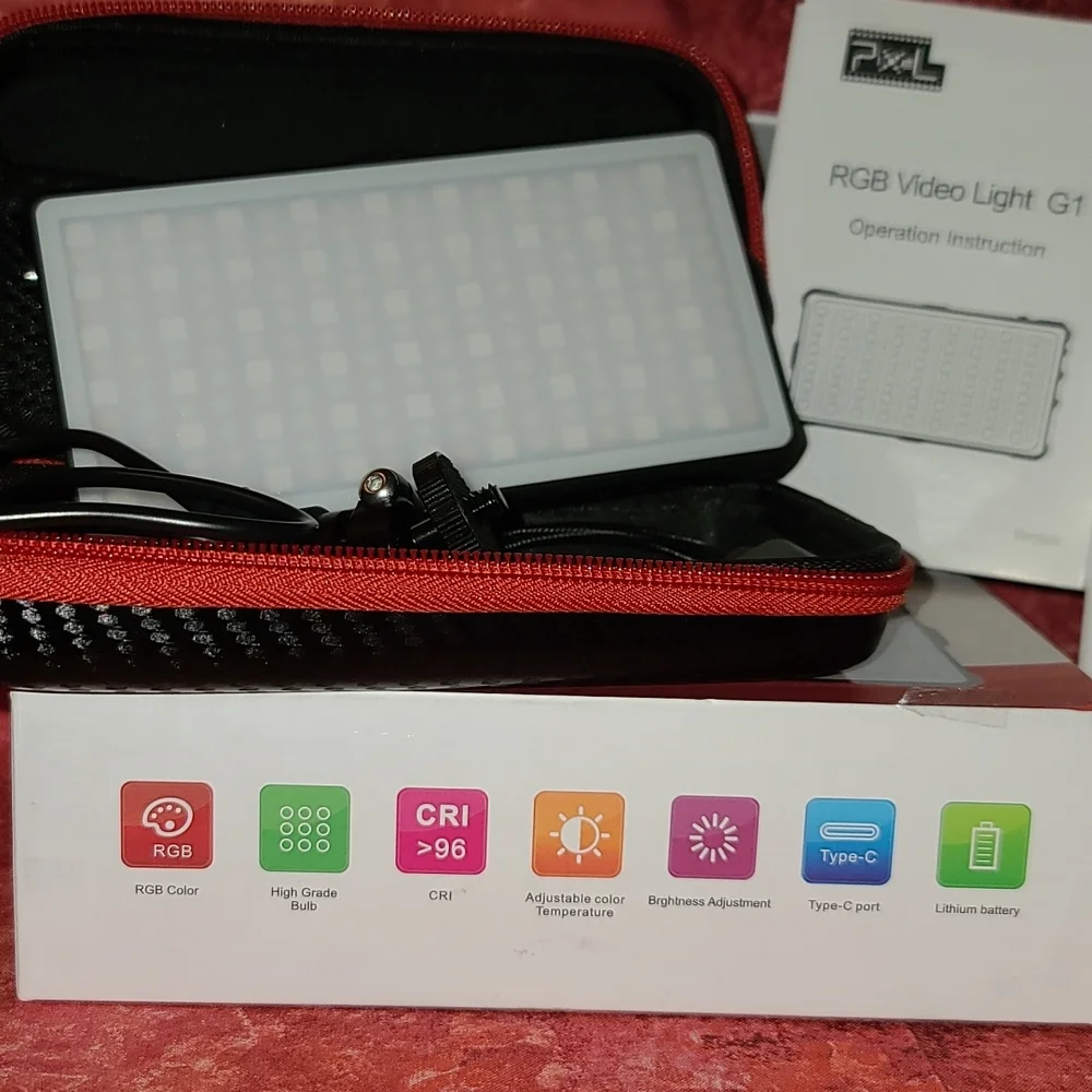 Pixel RBG Video Light- NIB